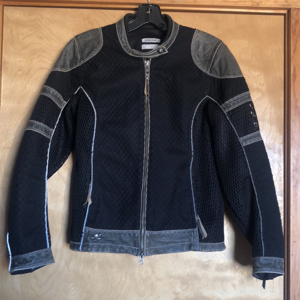 Rare Harley Davidson Mesh & Leather Motorcycle Riding Jacket, mad max vibes - Picture 2 of 16